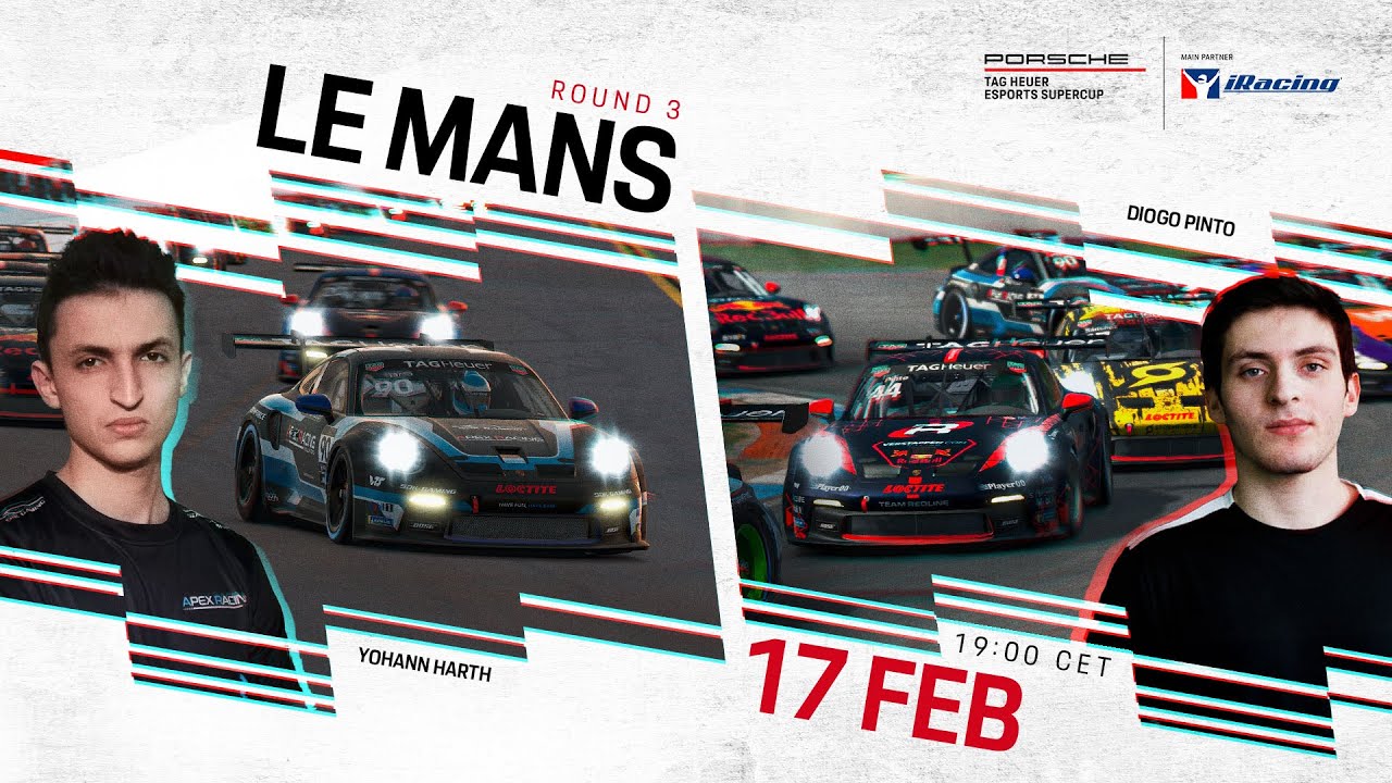 Porsche TAG Heuer Esports Supercup 2024 La terza a Le Mans Esports